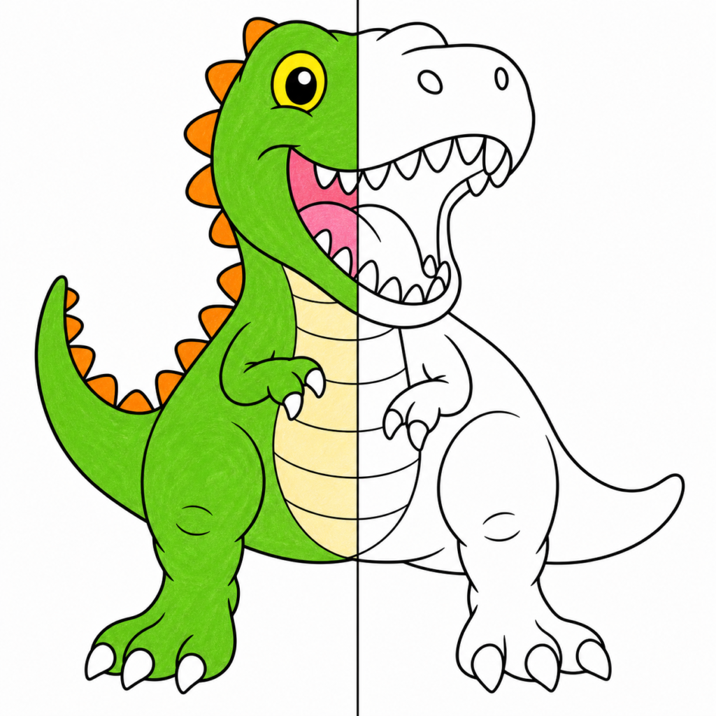 Dinosaur Coloring