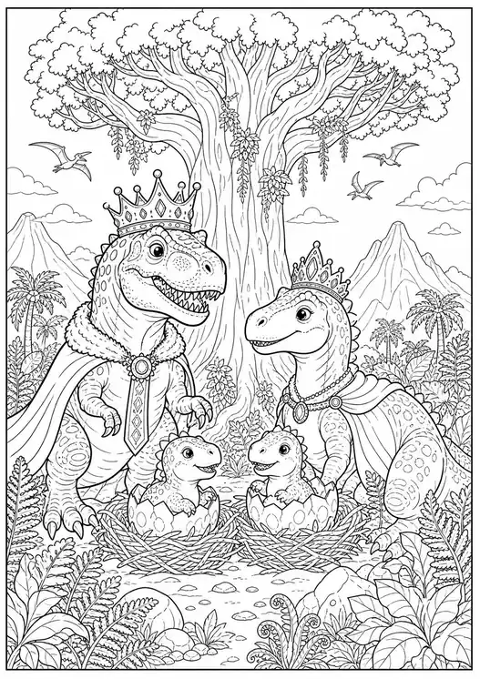 Dinosaur King Coloring Pages