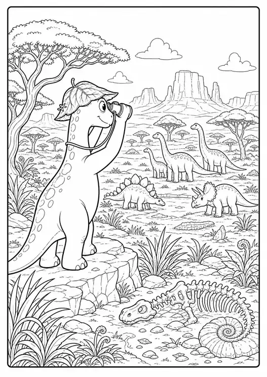 Coloring Pages The Good Dinosaur