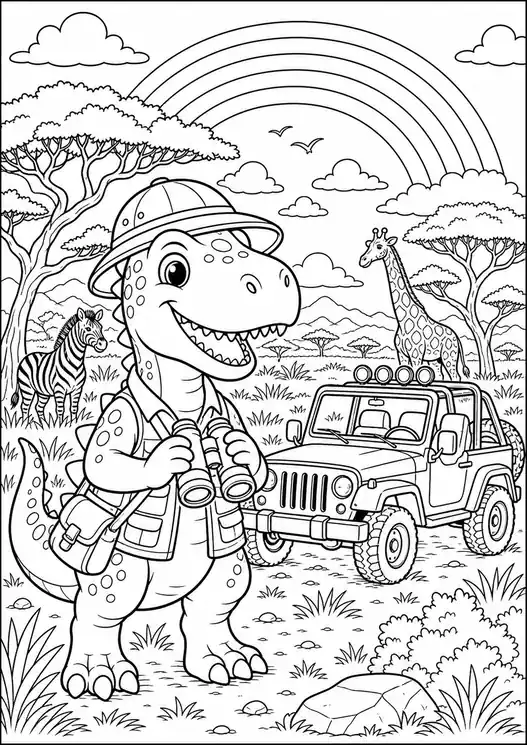 Dinosaur Colors Book