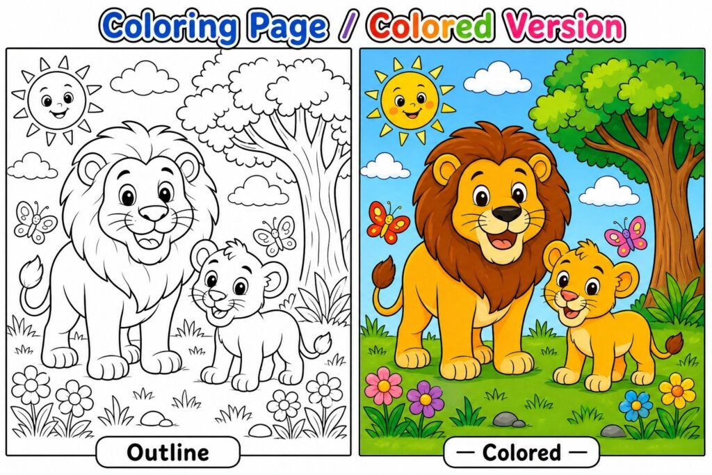 Lion Coloring