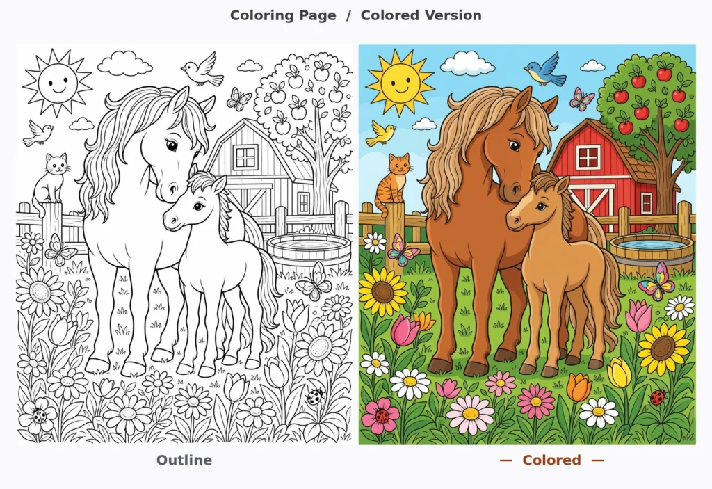 Horse Coloring